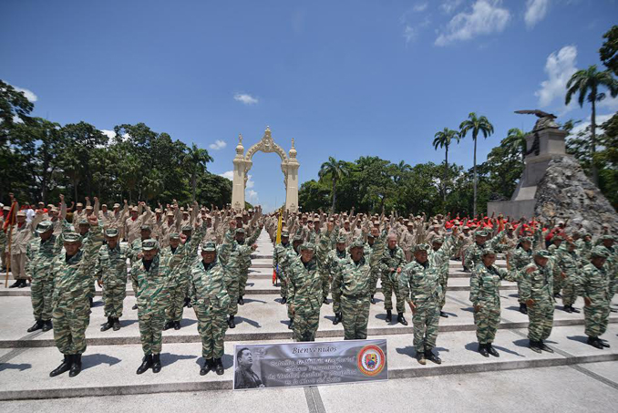 Milicia Bolivariana preparada para defender la Patria