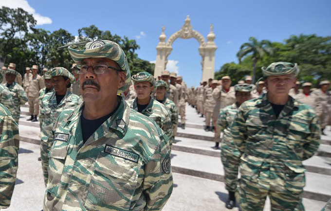 Milicia Bolivariana preparada para defender la Patria