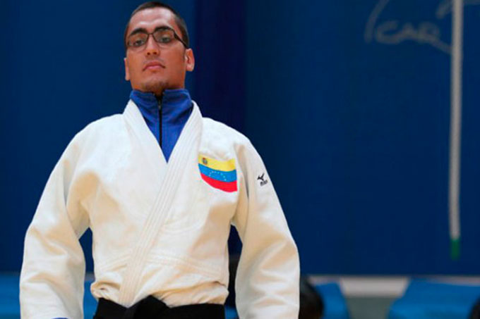 El judoca Mauricio Briceño