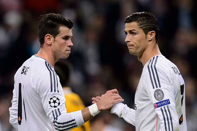 Cristiano y Bale 