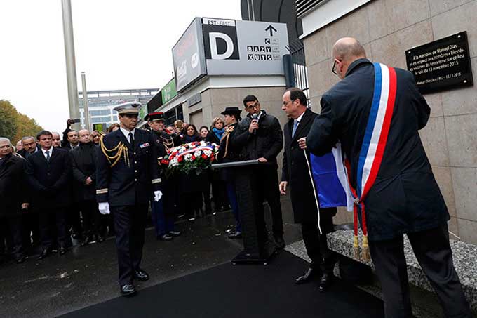 conmemoracion atentados en Paris Francia