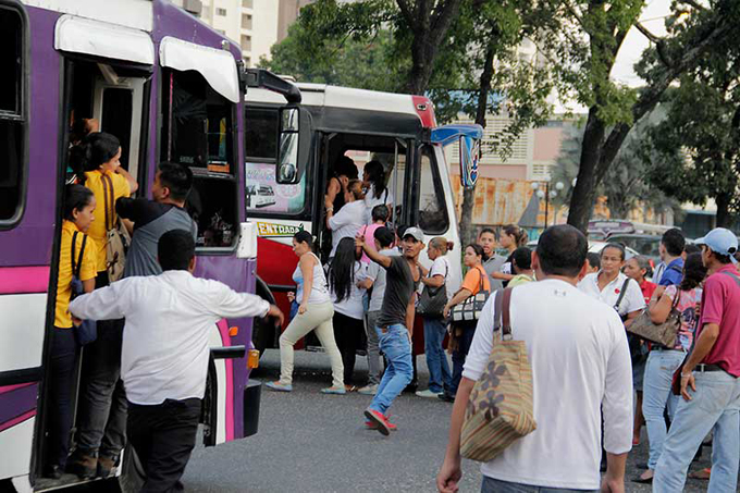 tarifa transporte urbano en Zulia