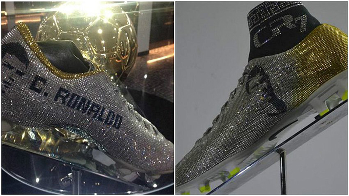 Con diamantes! Los botines más caros del mundo son de Cristiano (+fotos)