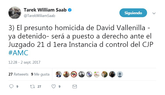 Detenido presunto homicida de David Vallenilla 5