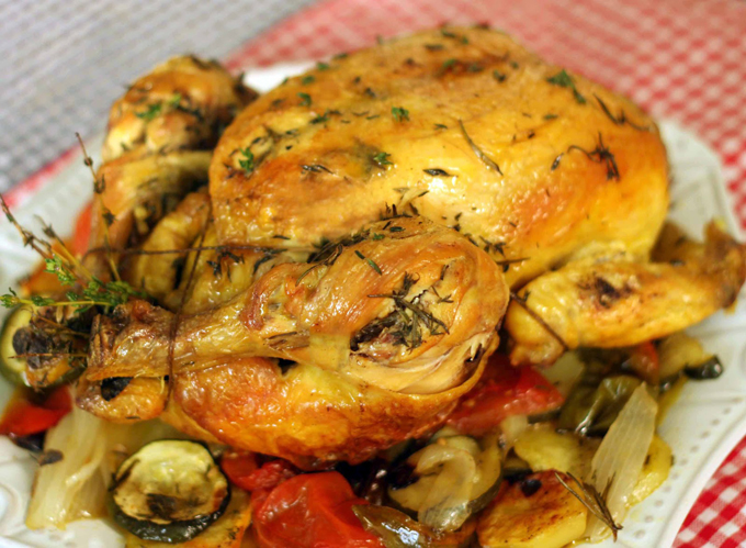 pollo al horno