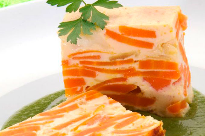 flan de zanahoria