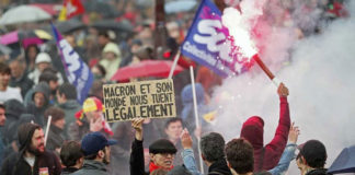 protestas contra Macron