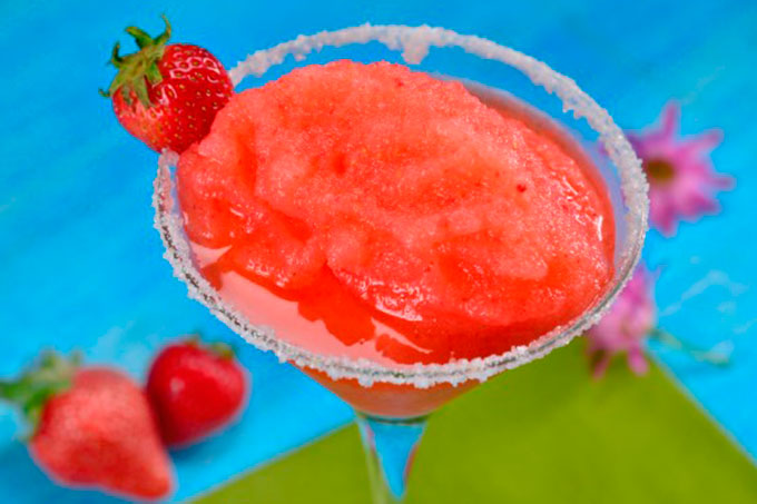Margarita Frappé de Fresa