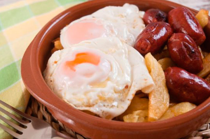 huevos estrellados