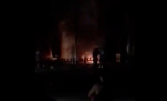 Incendio Candelaria explosión