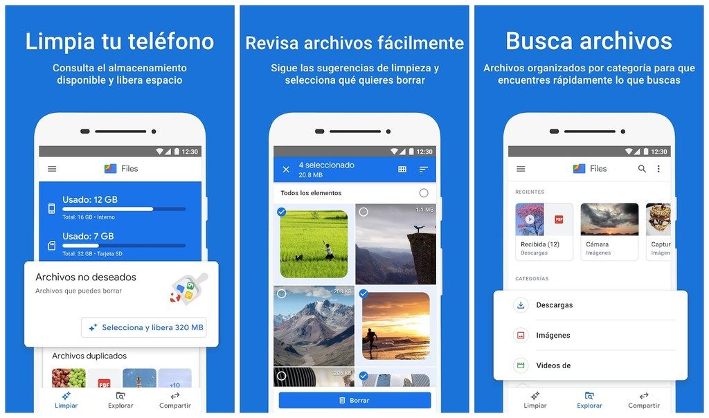 Aplicación de google 