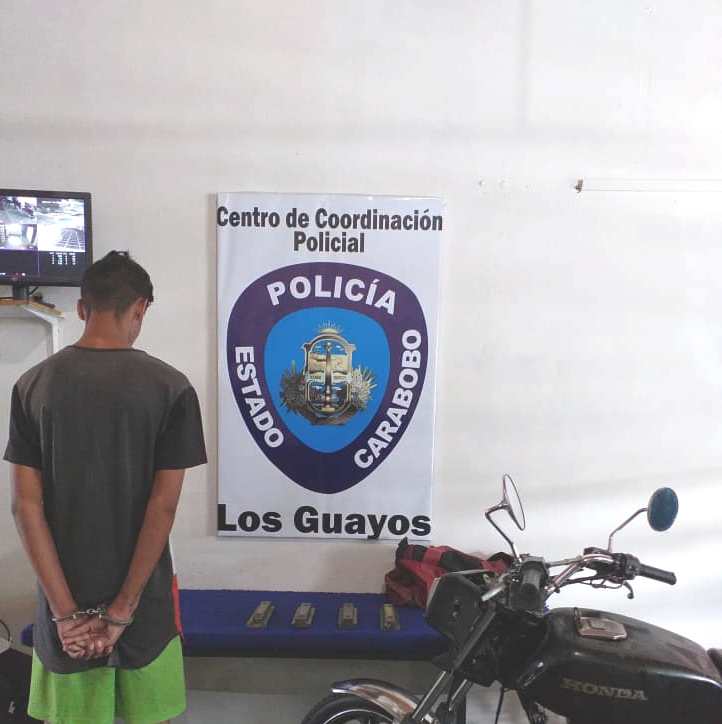 Capturado “Cabeza de Bala” en Los Guayos por hurto de material estratégico PoliCarabobo