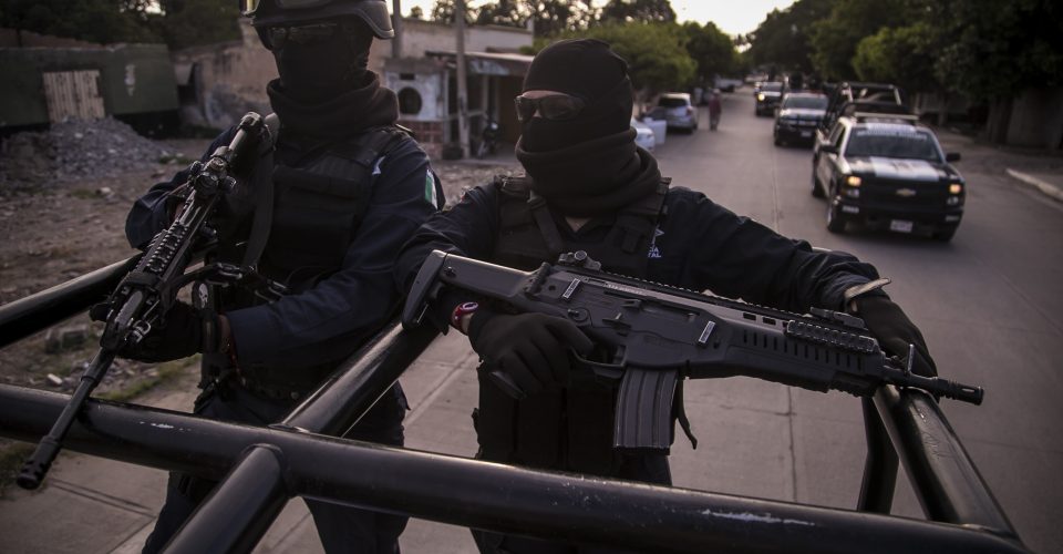 policías enfrentamientos 