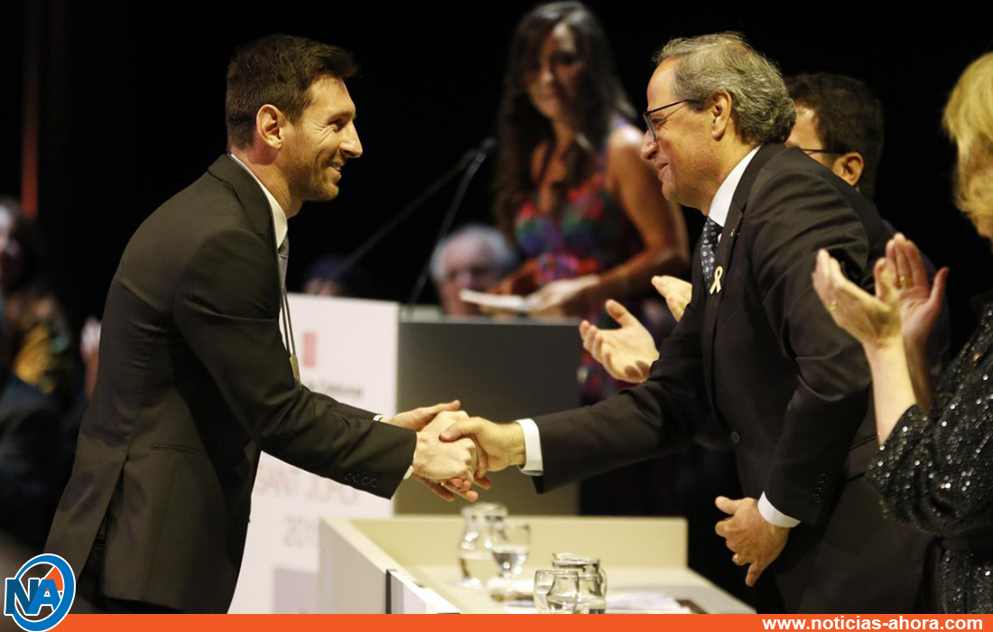 Messi Cruz de San Jorge Cataluña