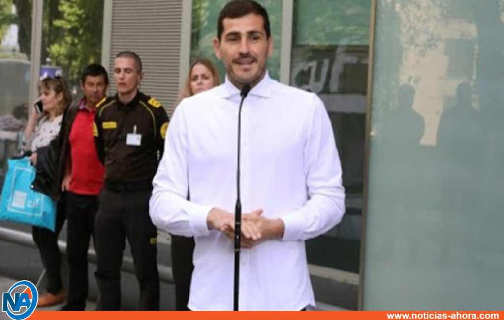 Iker Casillas salió del hospital