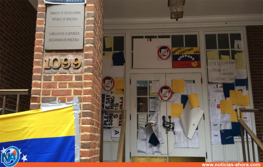 asedio Embajada Venezuela Washington