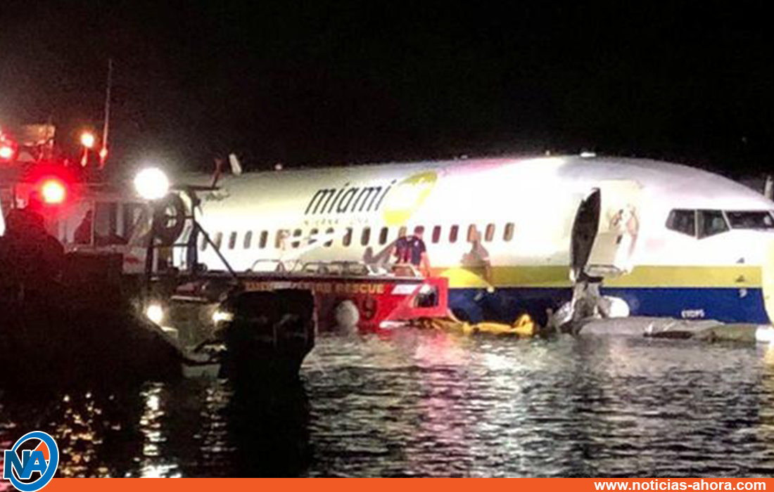 avión cae en Florida