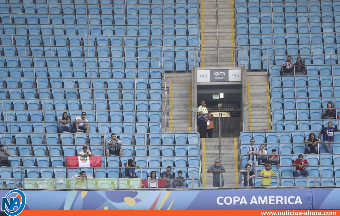 Copa América gradas vacías