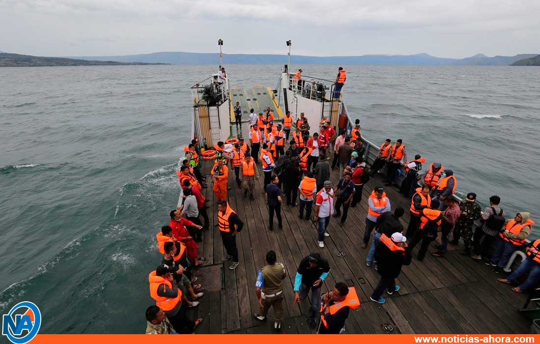 Indonesia se hundió ferry