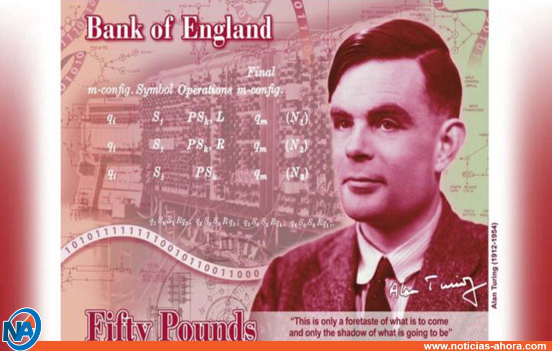 Alan Turing billete - Noticias Ahora