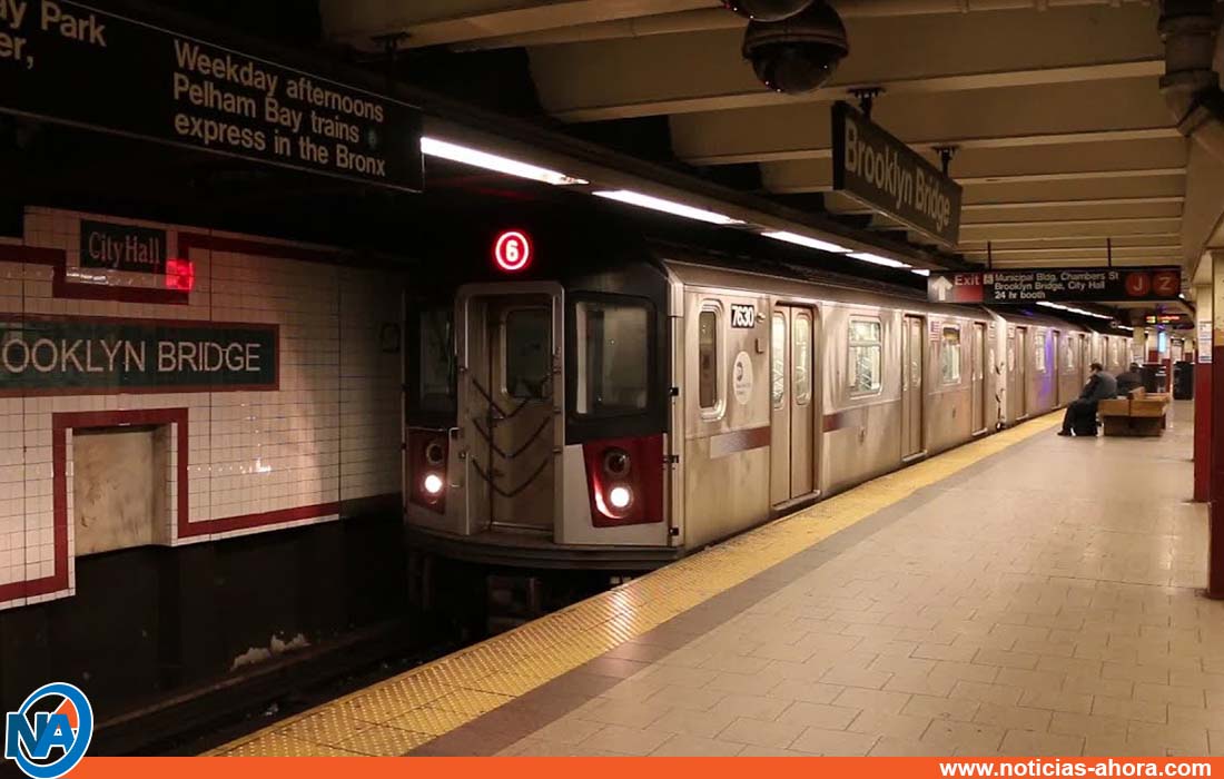 pelea en el metro de Nueva York - Noticias Ahora
