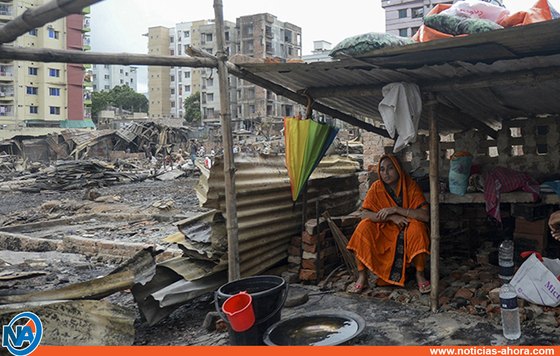 incendio Bangladés - noticias ahora