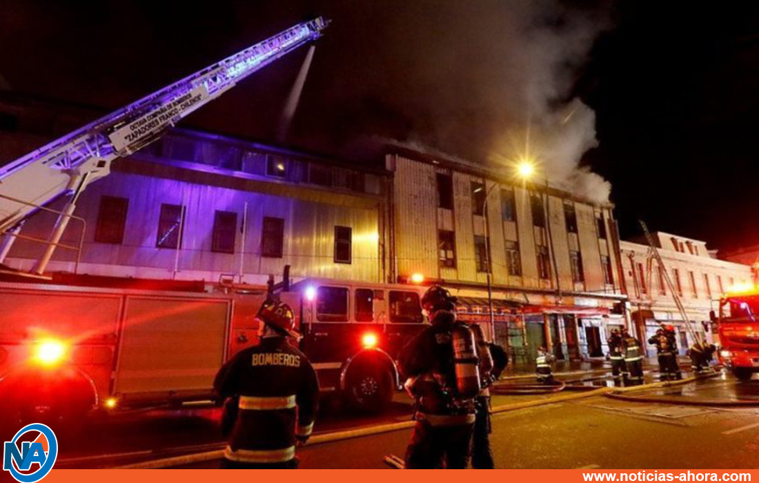 Incendio en Valparaíso Chile - noticias ahora