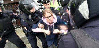 arrestó 600 personas en moscú - Noticias Ahora