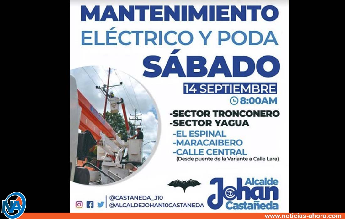 mantenimiento eléctrico en Guacara - Noticias Ahora