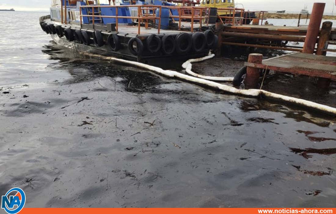 derrame de petróleo en playas - noticias ahora