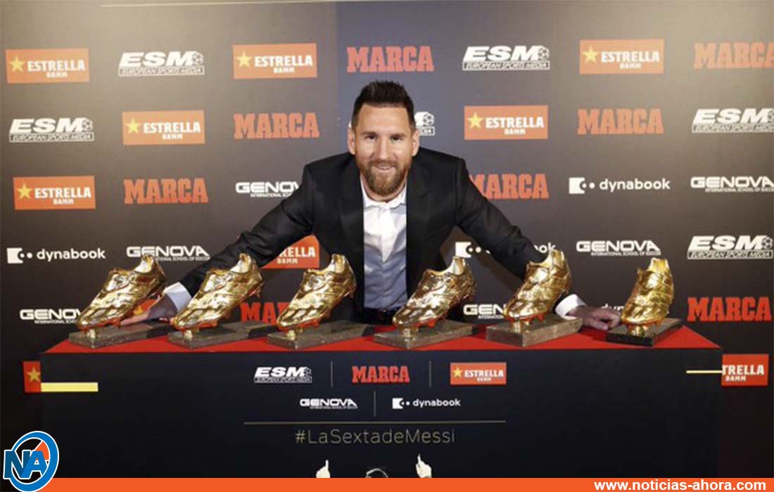 Messi recibió Bota Oro