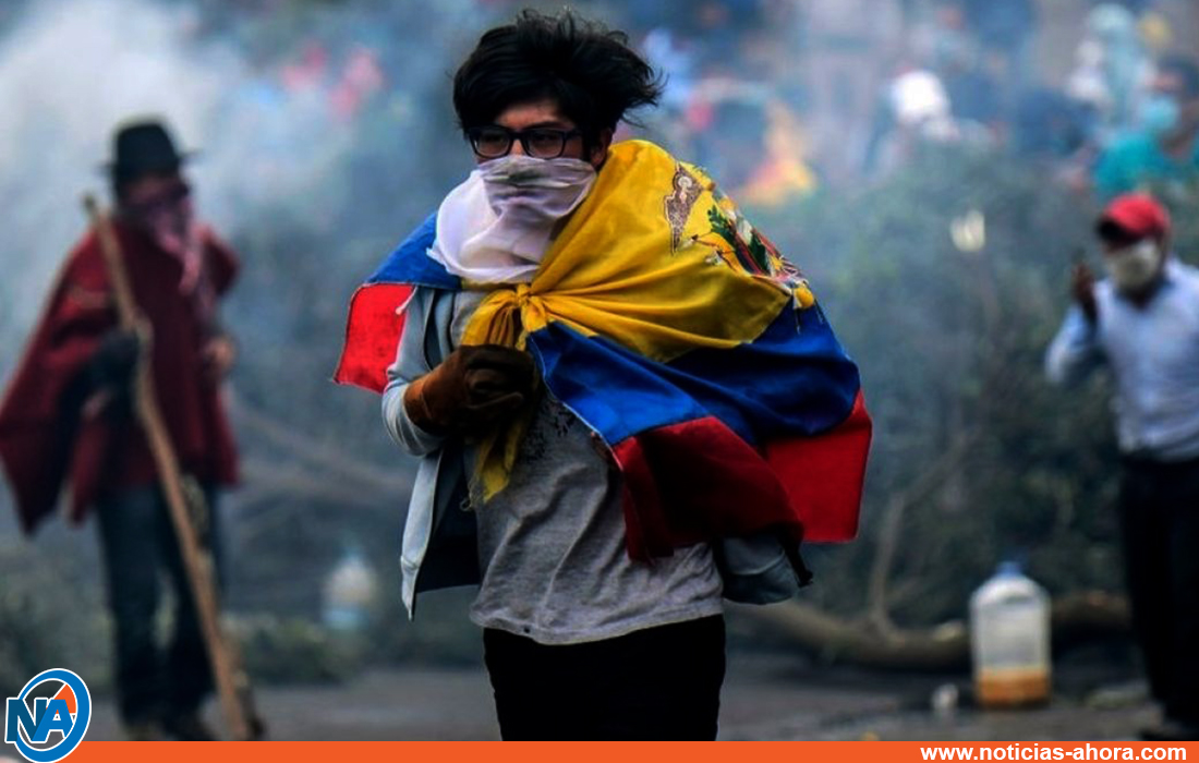 ecuador manifestante - noticias ahora