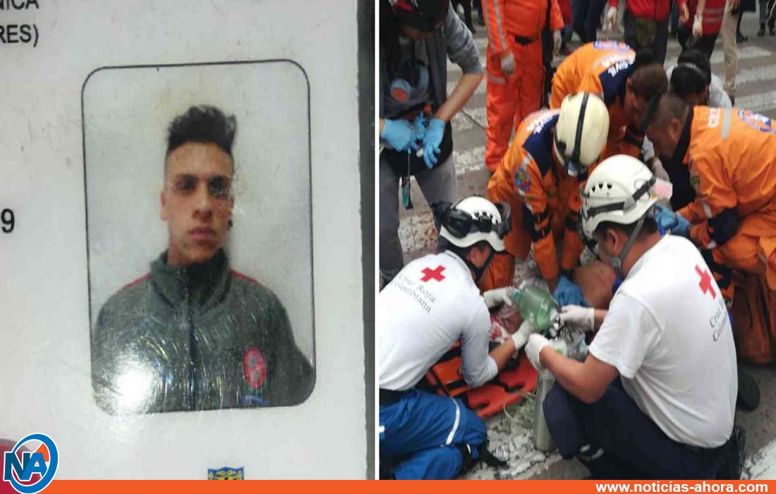 Joven herido Colombia - Noticias Ahora 