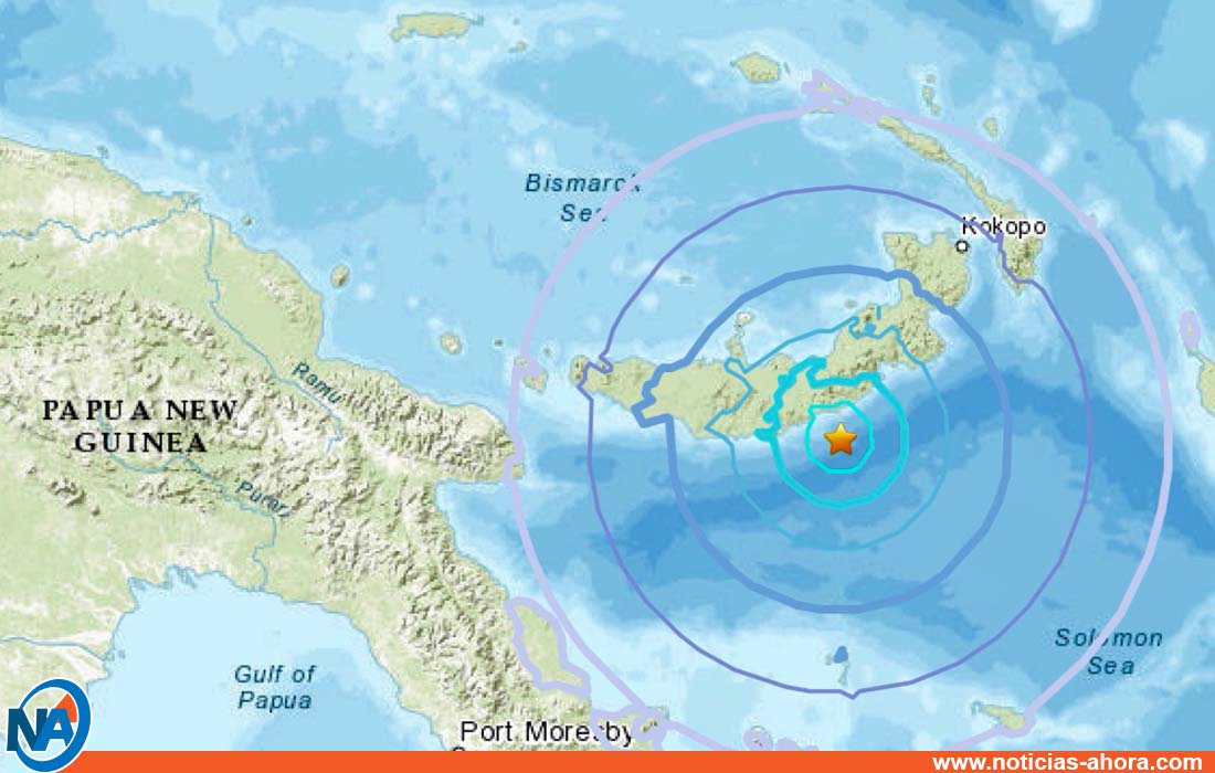  sismo Papúa Nueva Guinea - Noticias Ahora
