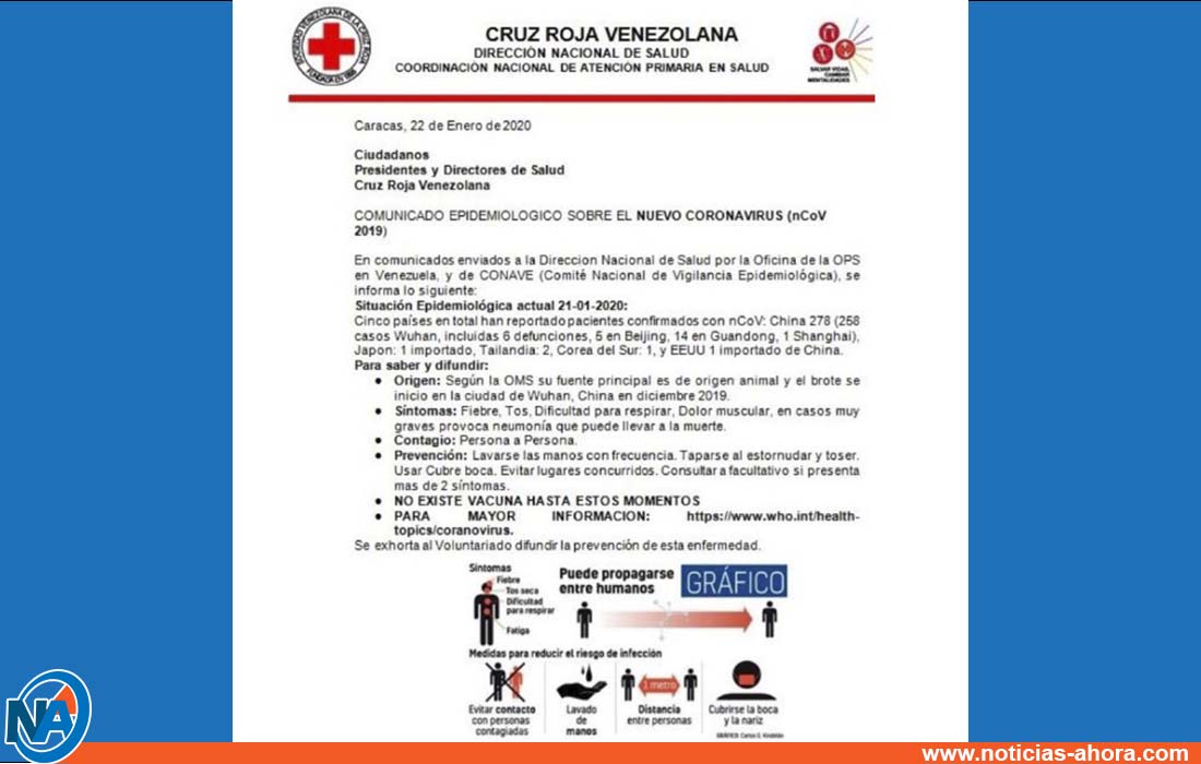 cruz roja venezolana - noticias ahora
