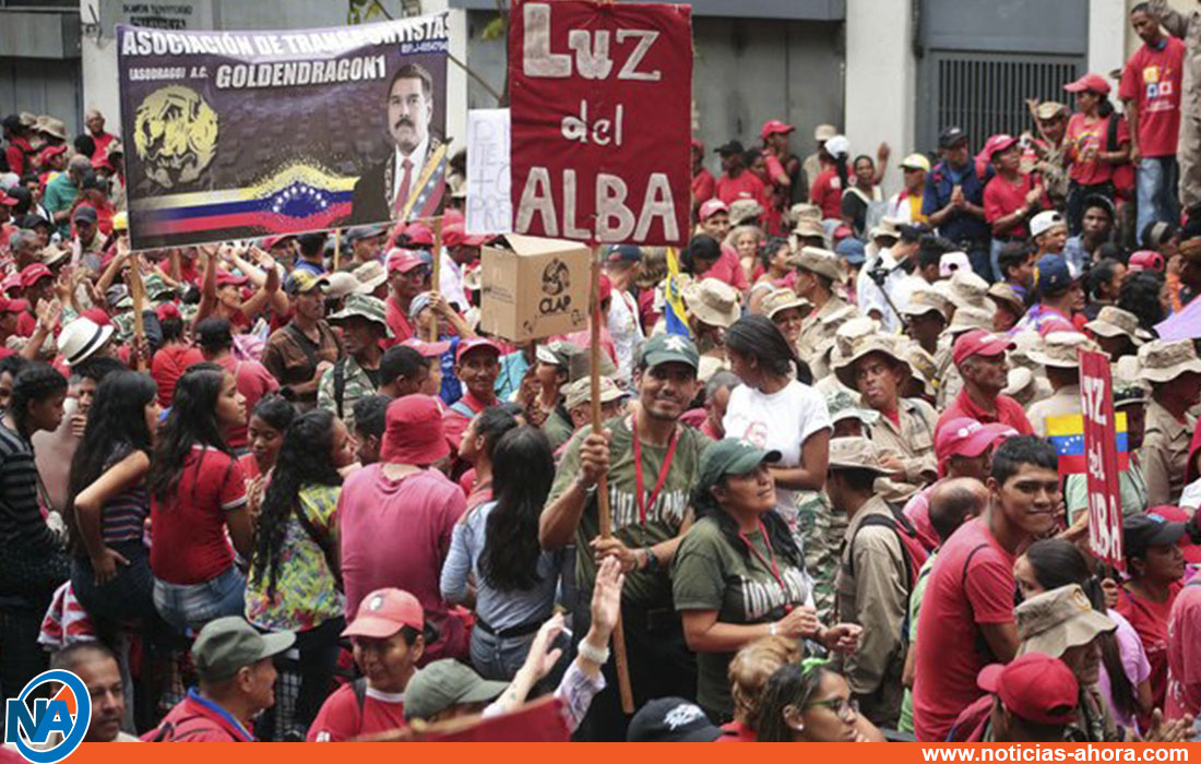 marcha chavismo - noticias ahora