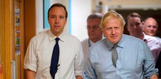 Boris Johnson y Matt Hancocky  - noticias ahora