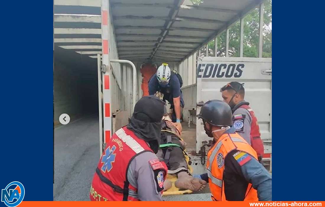 hombre en río Guaire - noticias ahora