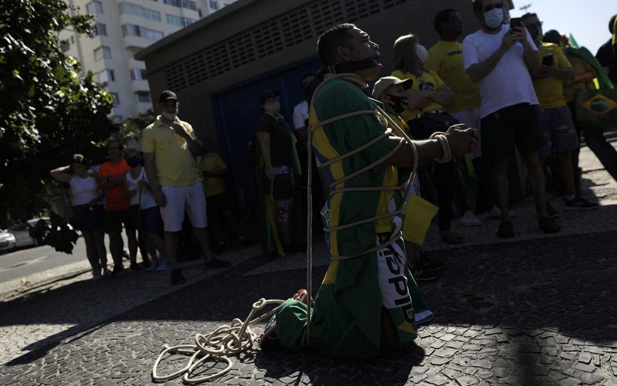 protesta oposición Bolsonaro - noticias ahora