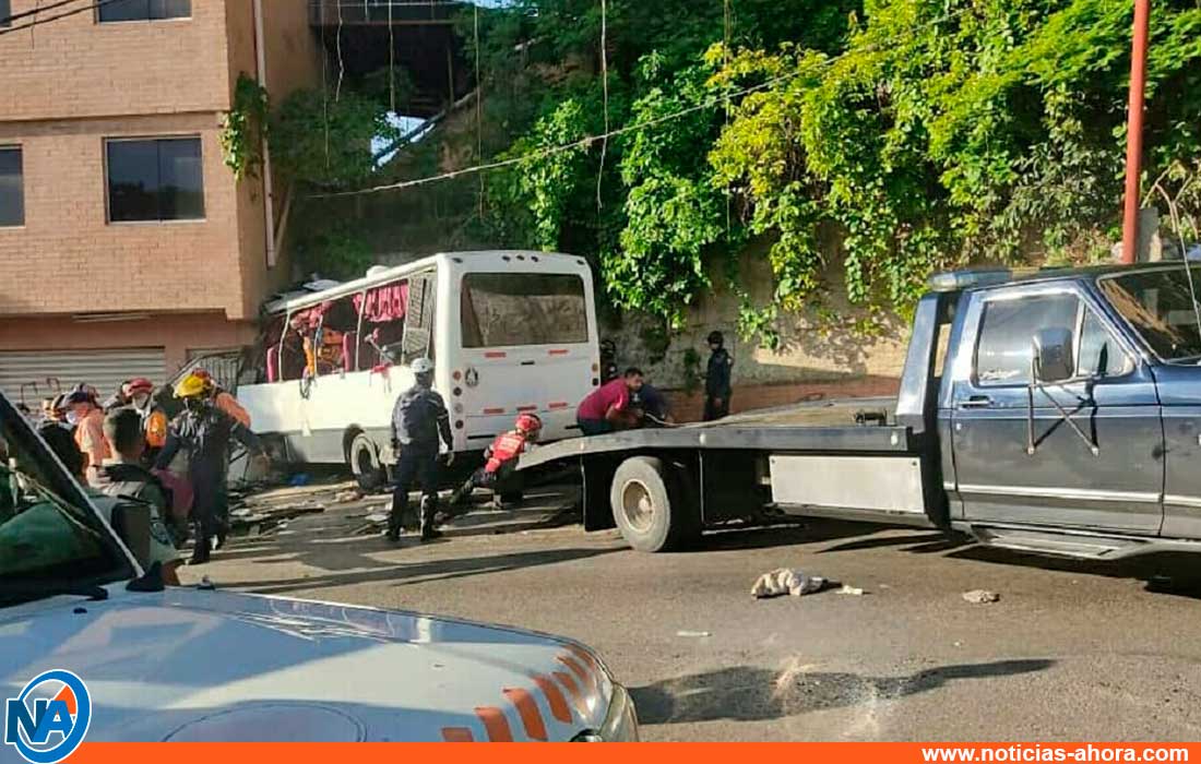 accidente de tránsito en Baruta - noticias ahora