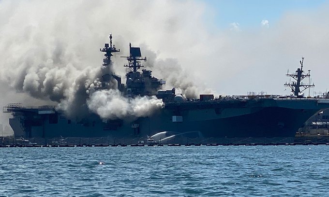 explosión buque Marina EEUU - noticias ahora