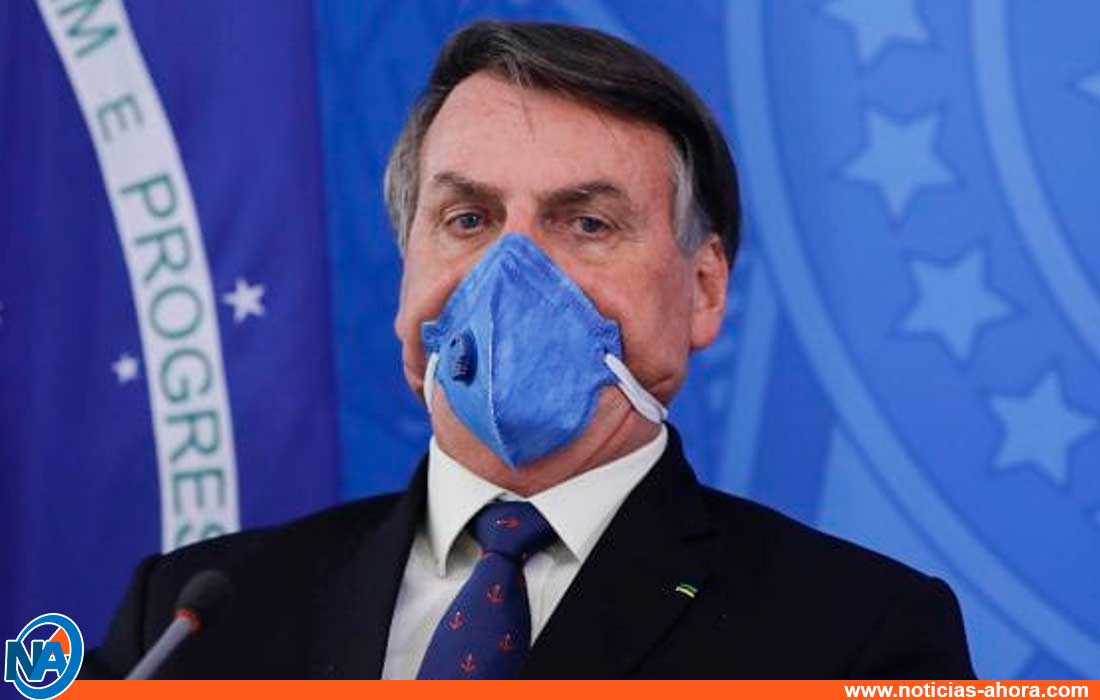 Jair Bolsonaro quitó mascarilla - noticias ahora