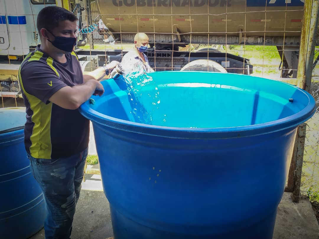 Libertador agua cisterna  - noticias ahora
