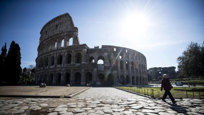 turista irlandés Coliseo de Roma - noticias ahora
