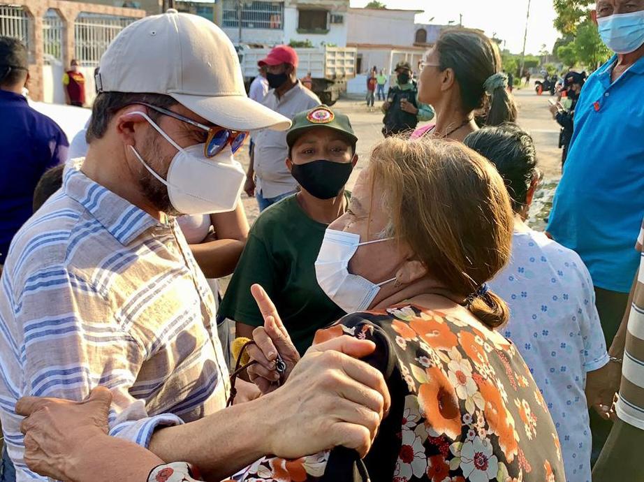 Lacava y Marvez inspeccionaron obras de recuperación - NA