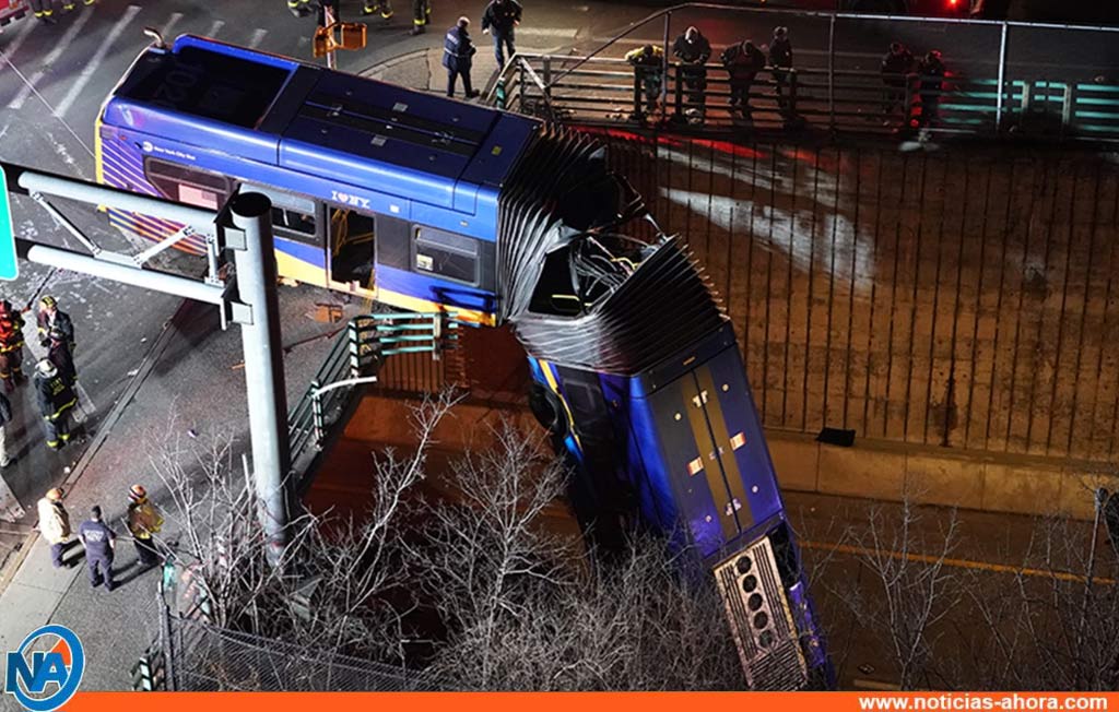 Accidente de autobús en Nueva York - Noticias Ahora