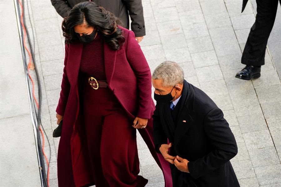 Biden llegó a su toma de posesión - 1