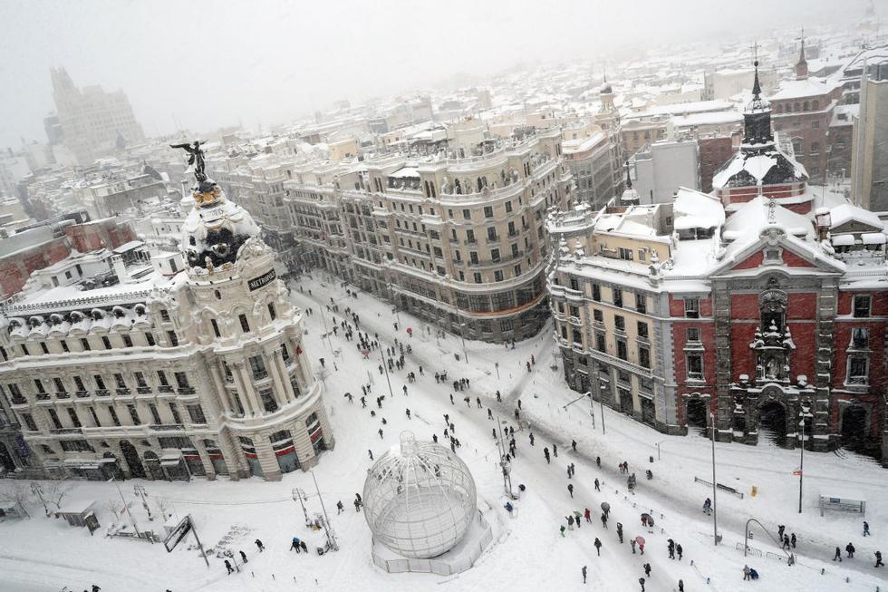 Fuerte nevada en Madrid - 2 - NA