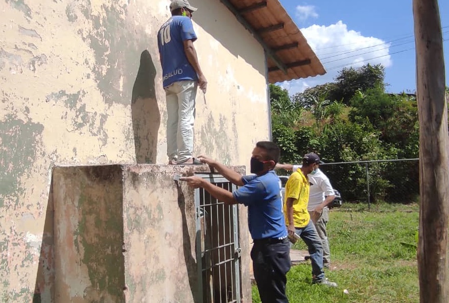 trabajos de rehabilitación de la UENB 