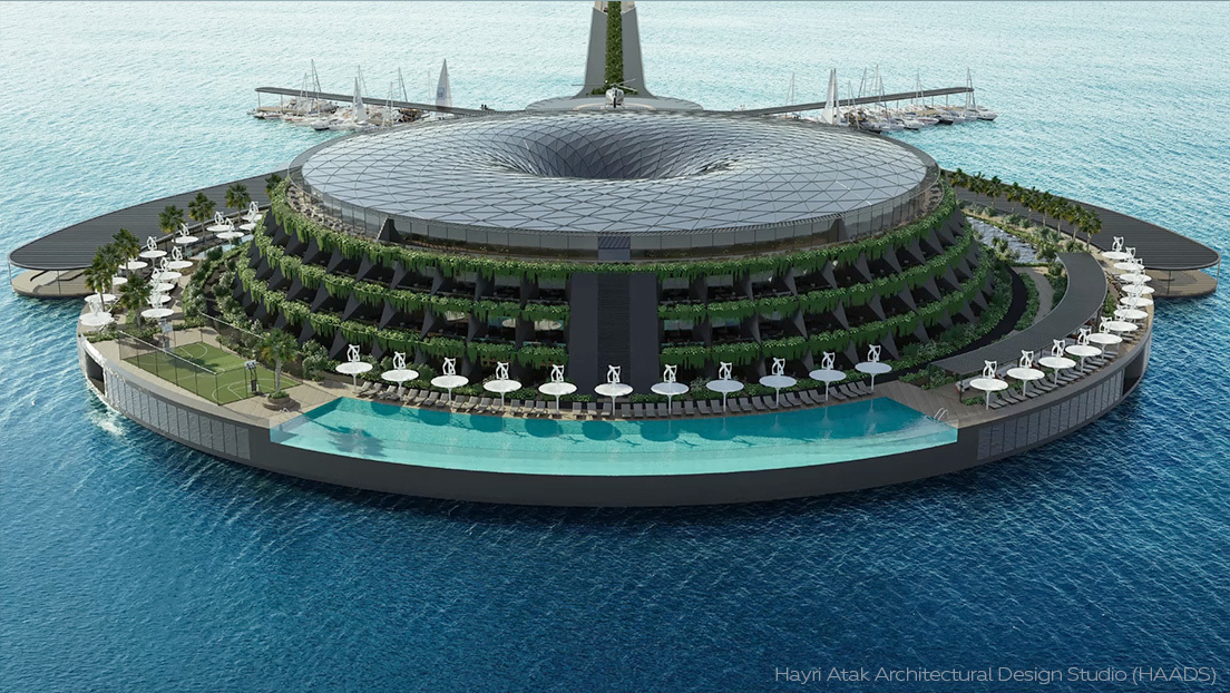 hotel ecológico flotante